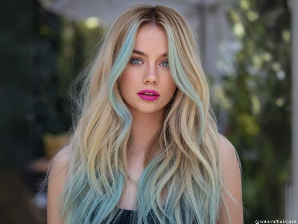 pastel blue hair color ideas