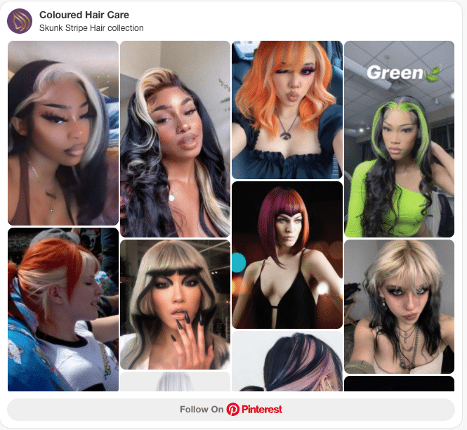 Skunk Stripe Hair | How To Get The Edgy Look At Home.