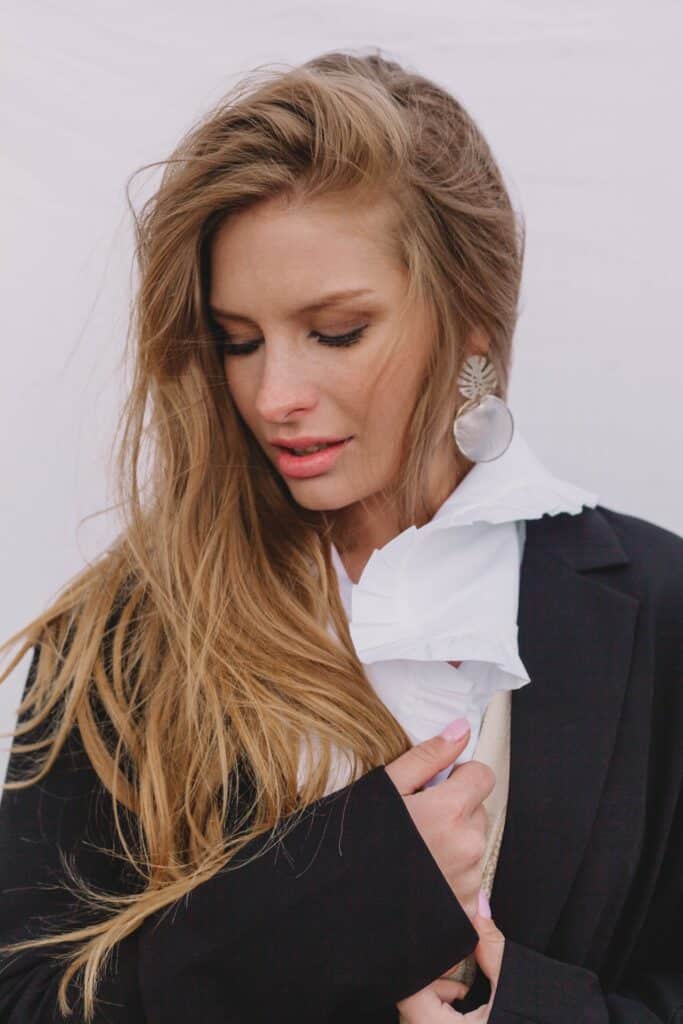 dark ash blonde hair