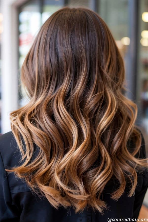 toasted caramel balayage.