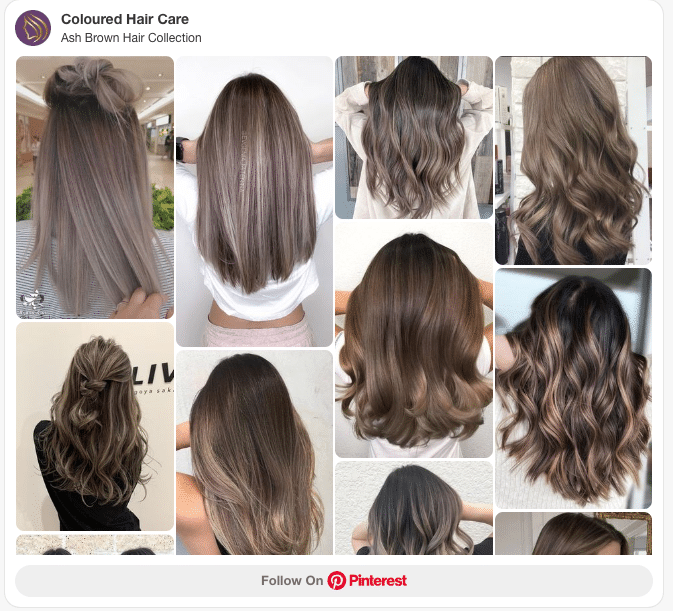 What Color Is Ash Hair Color? We Break it Down. 2 what color is ash hair color pinterest board