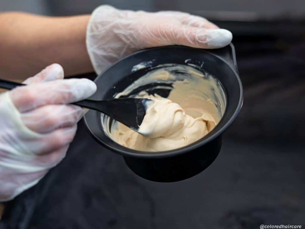 what's the right ratio of bleach and developer