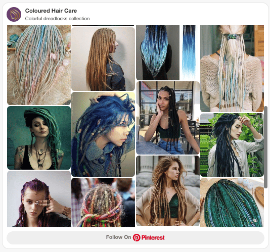 The Best Hair Colors for Dreadlocks - Top 6 On-Trend Colors. 2 colorful dreads pinterest board ideas