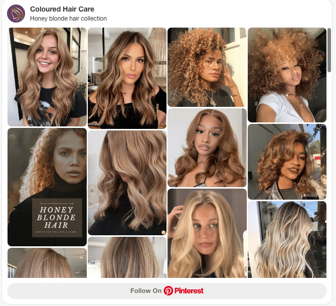honey blonde hair dye collection pinterest board