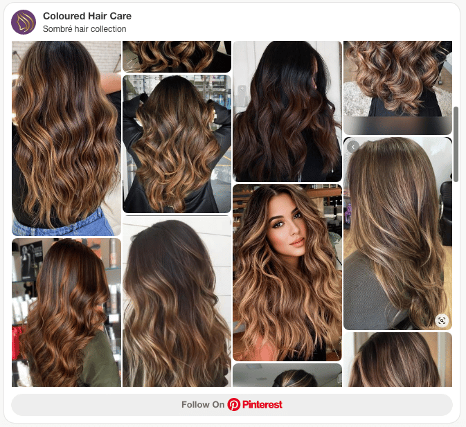sombré hair collection pinterest board