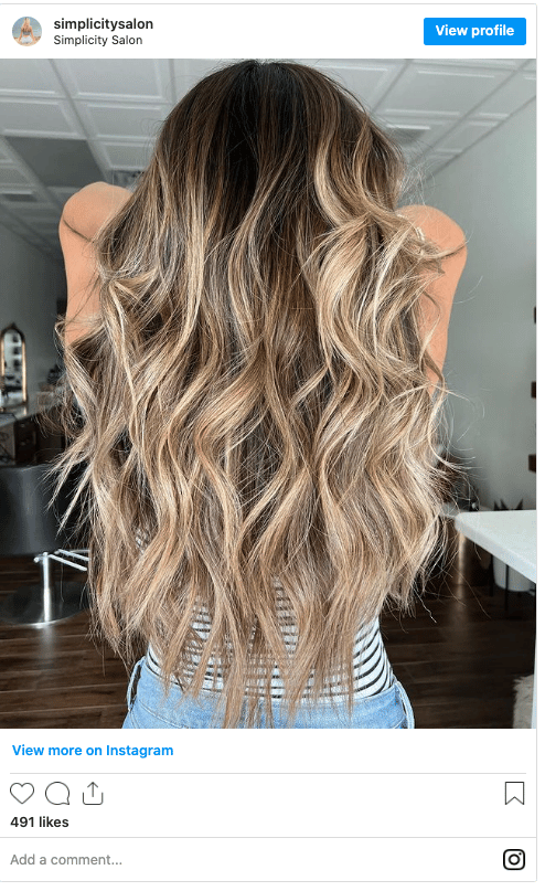 Top 10 On-Trend Balayage Hair Ideas You'll Be Obsessed With This Year. 4 balayage hair instagram post