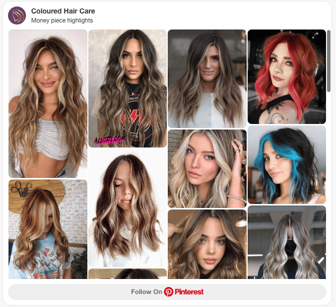 Why is it called money piece hair