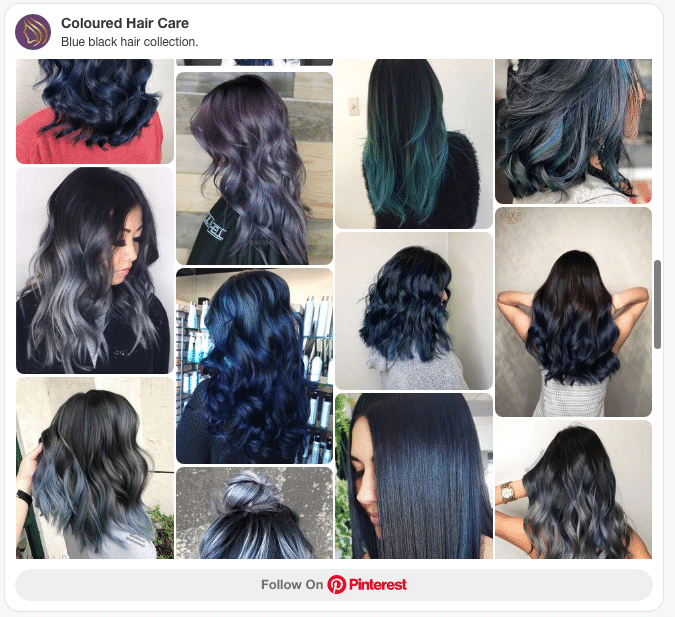 The Best Hair Colors To Make Blue Eyes Really Pop 10 blue-black hair color pinterest board collection