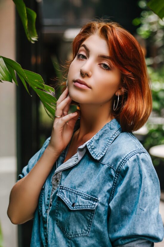 purple shampoo on red hair