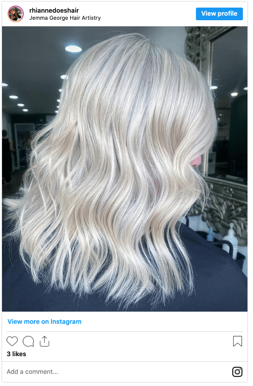 what are babylights instagram post platinum blonde hair