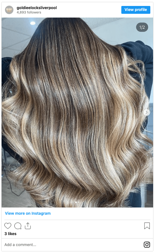 balayage highlights instagram post caramel balayage and golden blonde hair