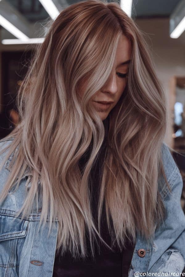 10 Mushroom Hair Colors That Make Brown Hair Anything but Basic 5 ashy mushroom bronde hair color