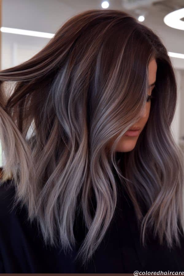 10 Mushroom Hair Colors That Make Brown Hair Anything but Basic 7 Chocolate Mushroom Brown Balayage