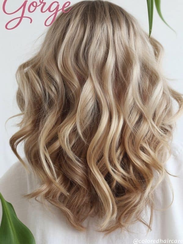 Dirty blonde hair with ash blonde highlights