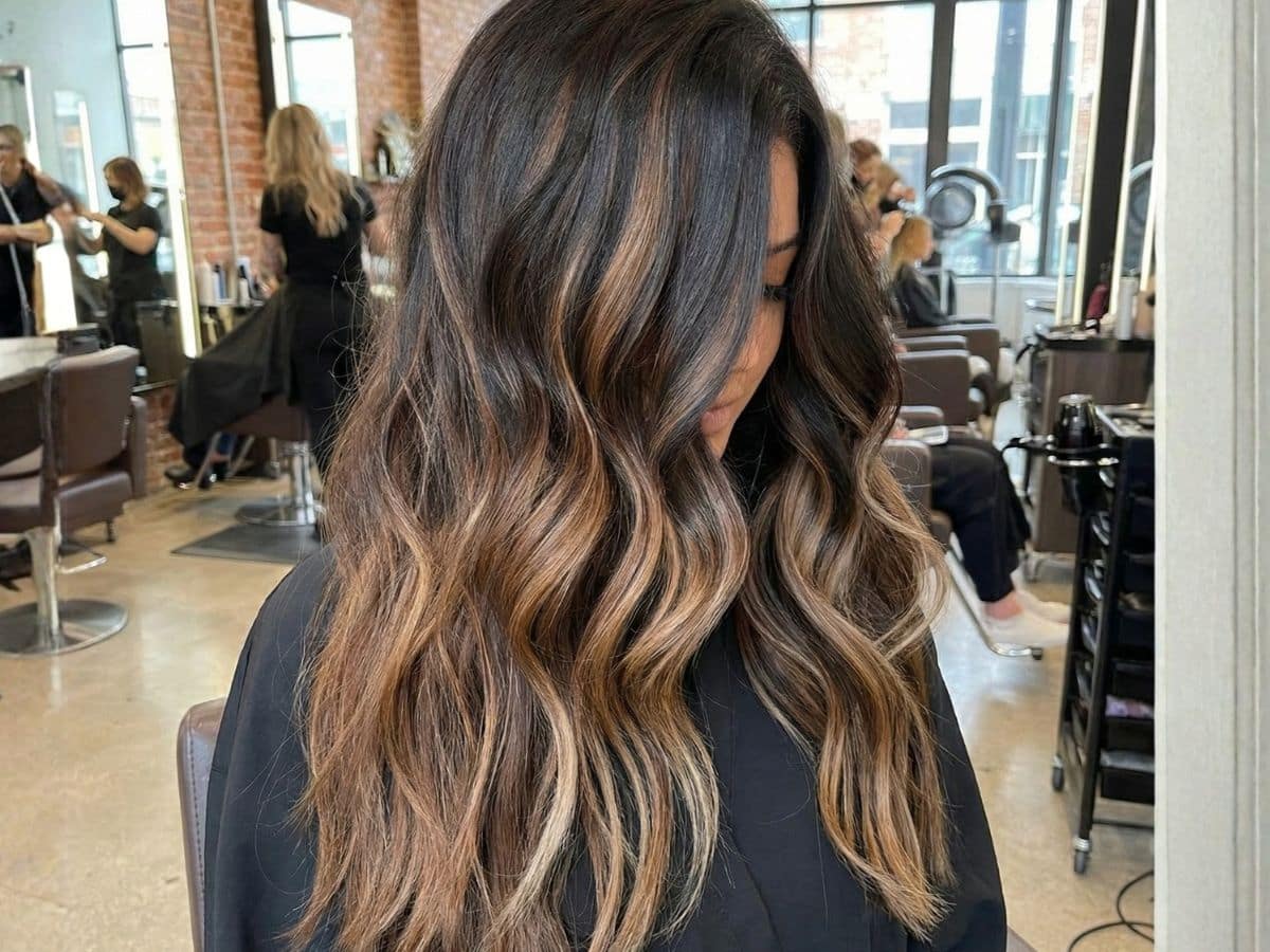 Colored Hair Care Expert Tips, Guides & Ideas for Show-Stopping Hair Color 58 black hair with highlights