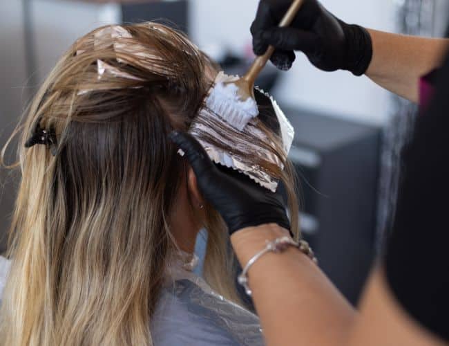 how to get green out of blonde hair with bleach infographic