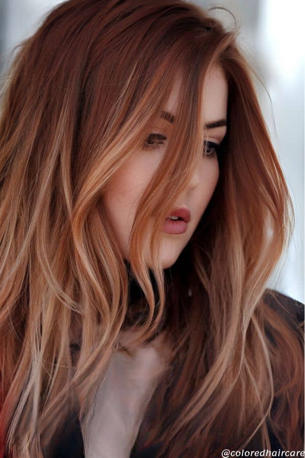 dark strawberry blonde hair color ideas