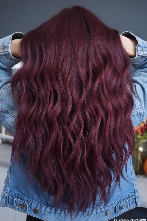fall hair colors burgundy hair 