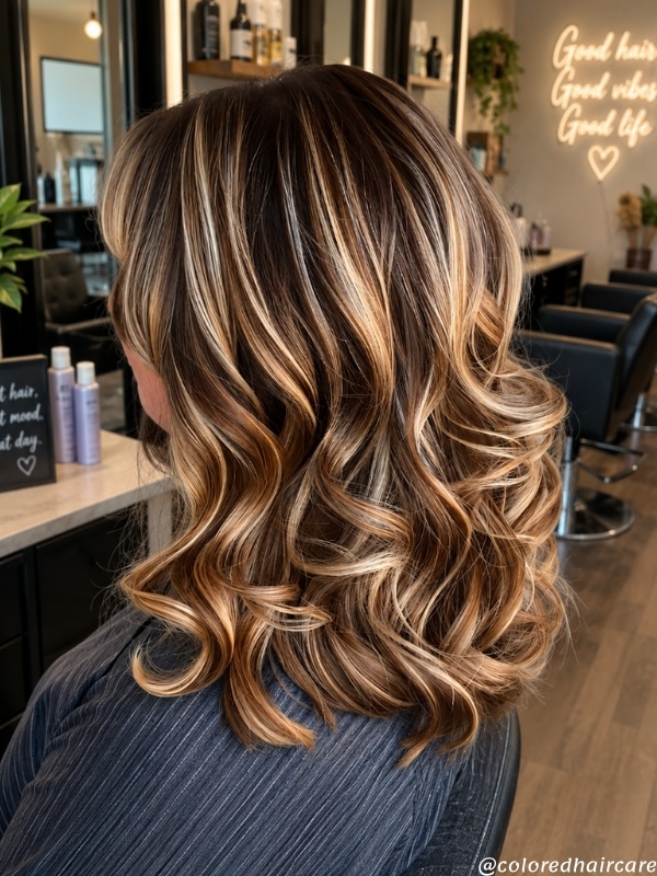 Golden Caramel Hair