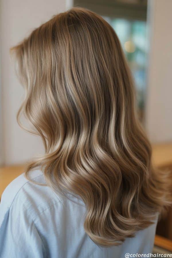 Golden blonde sombré