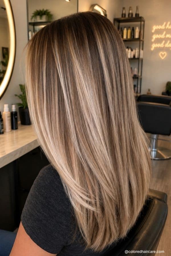 beige blonde babylights
