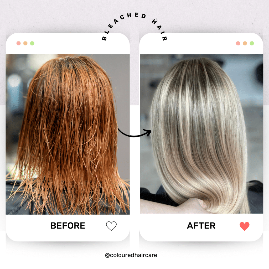 How Often Can You Bleach Your Hair Safely? Bleaching Basics. 3 How Often Can You Bleach Your Hair Safely? Bleached hair before and after