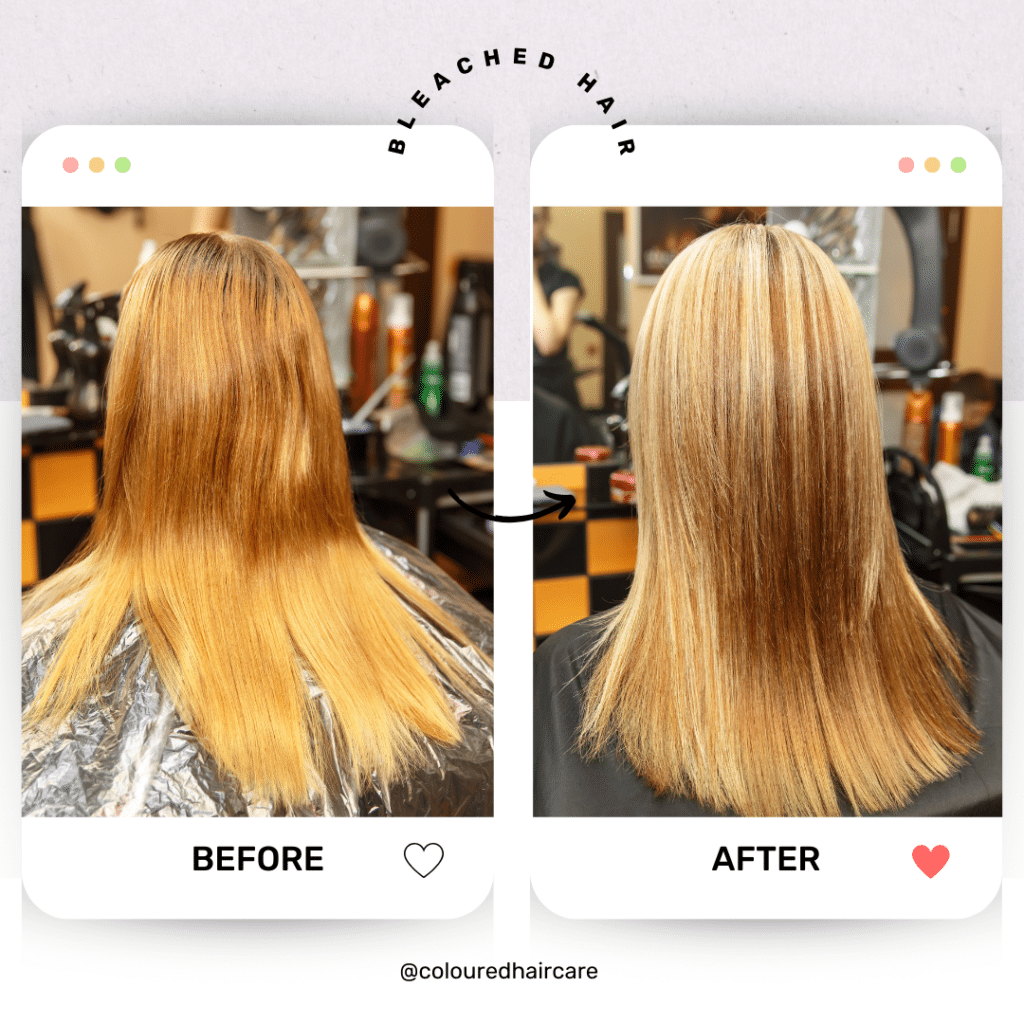How Often Can You Bleach Your Hair Safely? Bleaching Basics. 4 bleached hair with highlights before and after