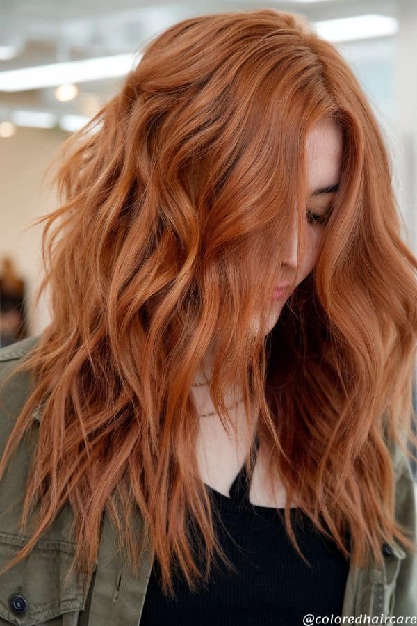 Winter Hair Color Inspo: 11 Must-Have Shades for a Gorgeous Seasonal Glow 11 winter hair color ideas molten copper