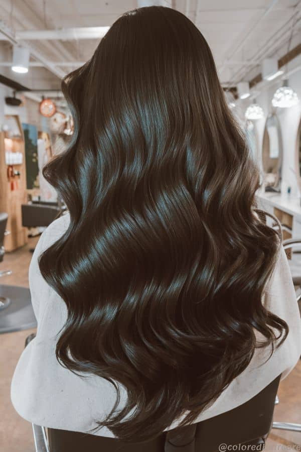 Winter Hair Color Inspo: 11 Must-Have Shades for a Gorgeous Seasonal Glow 5 winter hair jet black hair color