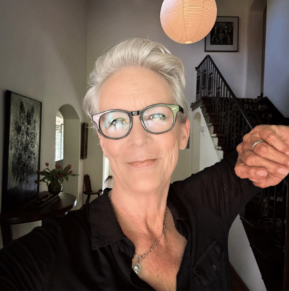 10 Bold Hair Colors for the Over 50s Inspired by Celeb Style Icons 3 funky hair color over 50 - platinum pixie cut