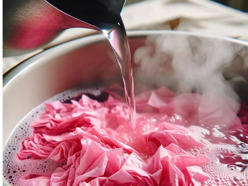 How to dye your hair with tissue paper The Easy Way (with pics). 5 how to dye your hair with tissue paper step 2 - add boiling water