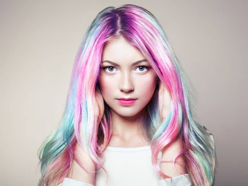New Here? Let's Get Started! 5 girl with multicolored hair
