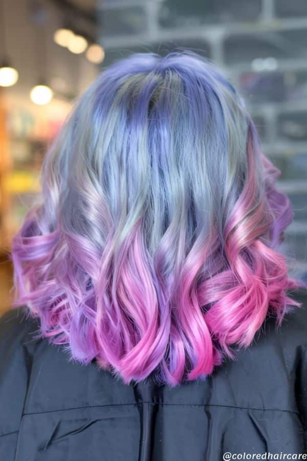 15 Blonde Hair With Pink Highlights Styles That Are Insanely Pretty 13 Punky Pink Tips