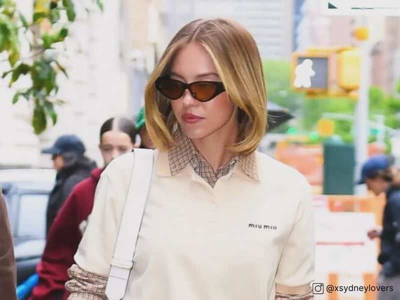 sydney sweeney blonde hair