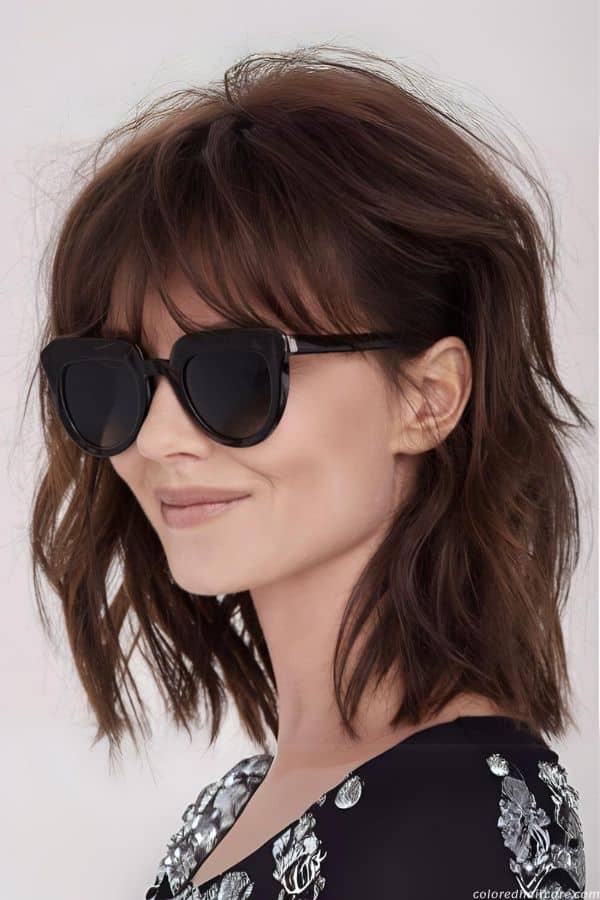 20 Stunning Mahogany Hair Color Ideas You'll Love This Year. 12 Mahogany Brown Lob