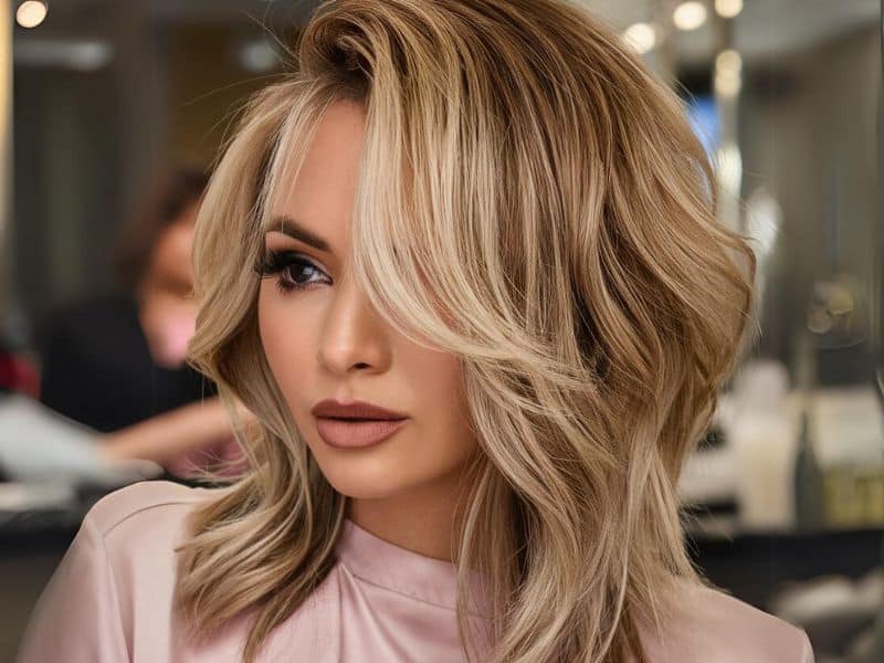 Concave Cut Goes Viral for Doubling Hair Volume Overnight 2 woman with a layered concave haircut