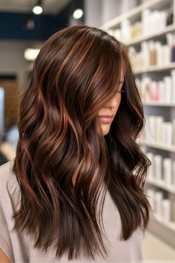 Salon-Worthy Mahogany at Home? Yes, It's Possible (We'll Show You How) 4 dark chocolate mahogany hair