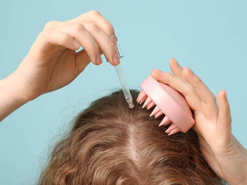 scalp oil and serum treatment