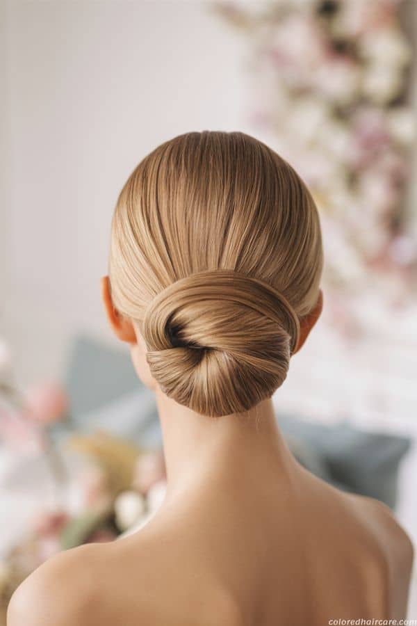 slicked back bun summer hair styles