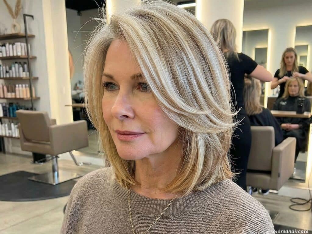 best hair colors for women over 60 featured image