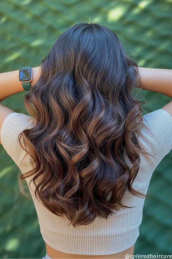 25 Balayage Ideas for Black Hair That Actually Pop (2025 Looks & Tips) 26 Dark mocha and espresso highlights for deep-toned balayage