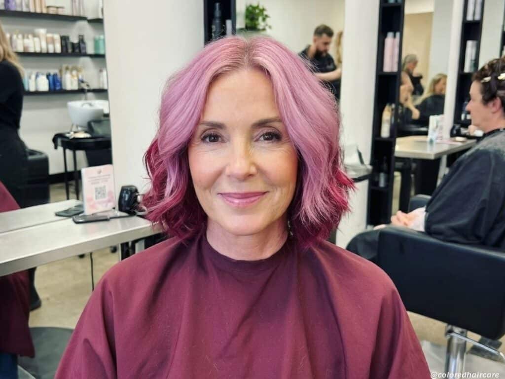 bold hair color ideas over 50