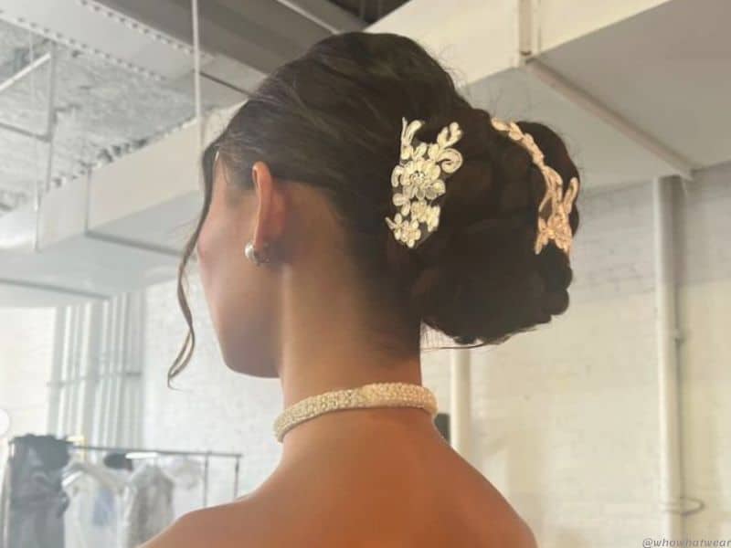 Forget Everything You Know About Hair. NYFW 2025 Just Dropped Major Looks. 3 new york fashion week hair embellished buns