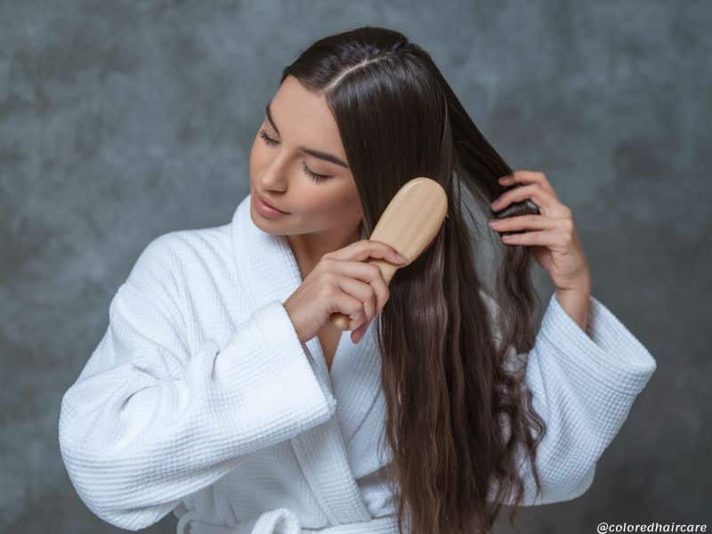 healthy hair tips gentle brushing