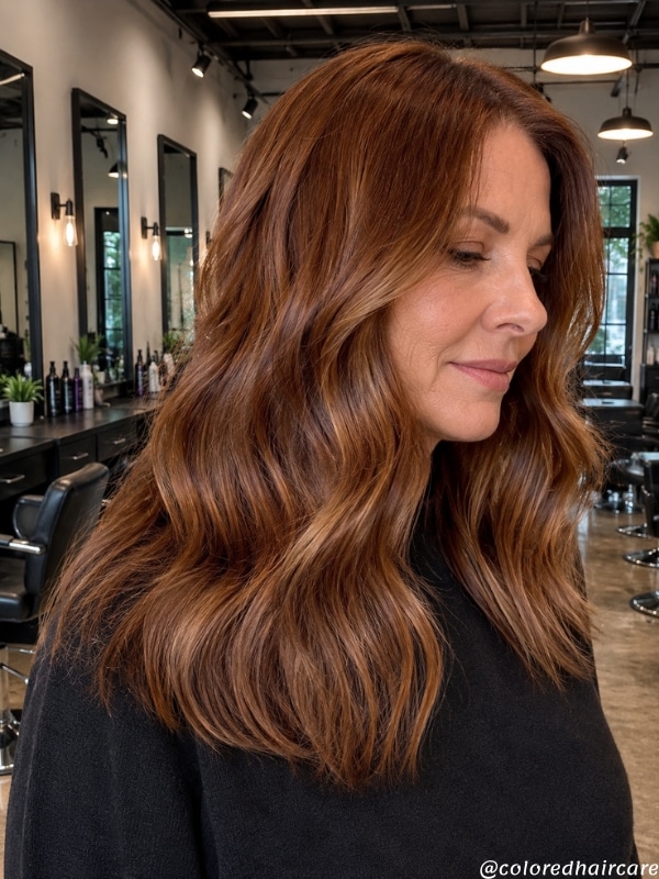 chestnut auburn hair color