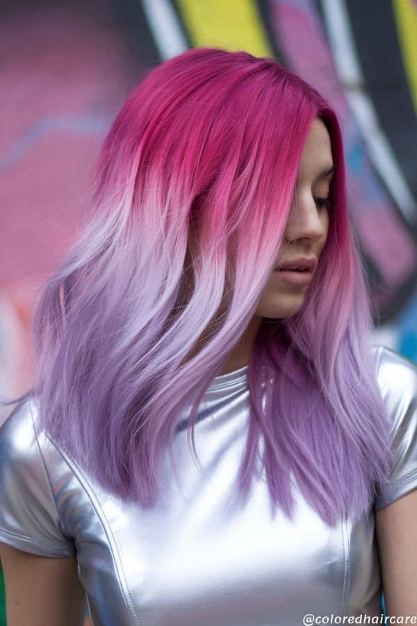 21 Lavender Hair Color Ideas That Are Prettier Than Your Pinterest Board 8 Fuchsia Meets Lavender hair color ideas