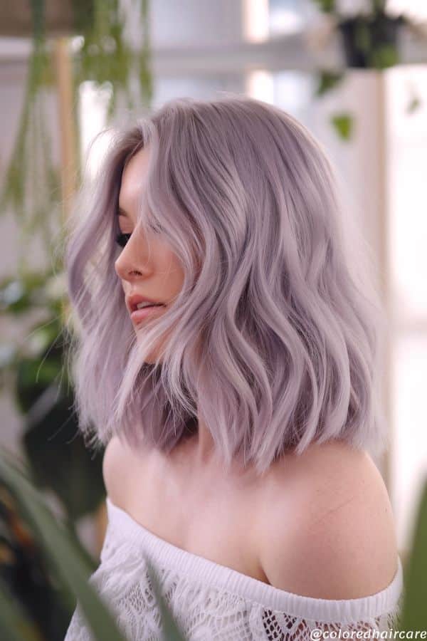 21 Lavender Hair Color Ideas That Are Prettier Than Your Pinterest Board 3 Soft Lilac Dream hair color