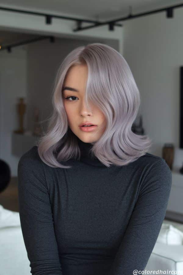 21 Lavender Hair Color Ideas That Are Prettier Than Your Pinterest Board 19 ash lavender hair color ideas