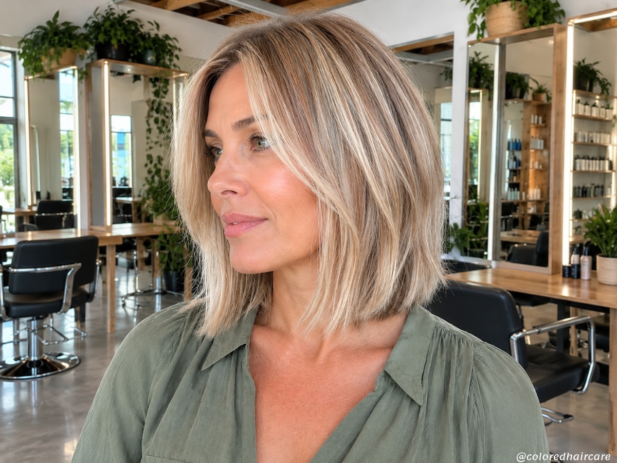 Colored Hair Care Expert Tips, Guides & Ideas for Show-Stopping Hair Color 56 suede blonde hair featured imaage