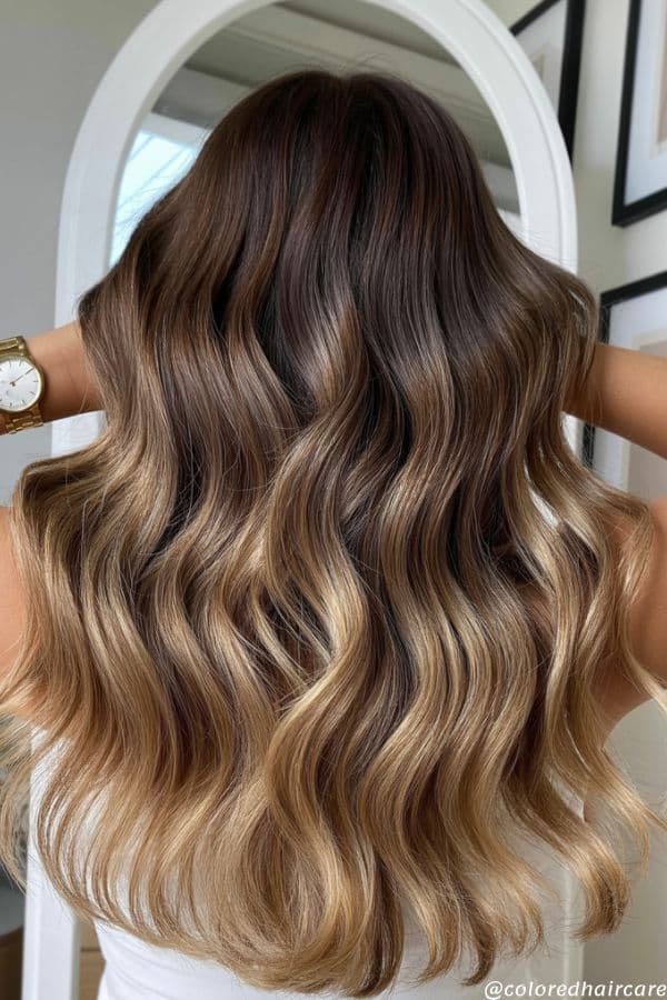 7 Reverse Balayage Ideas That Are Way Prettier Than Highlights 8 Rich Brown Lowlights in Dirty Blonde